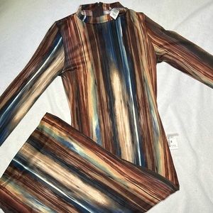 Stretchy calf length dress